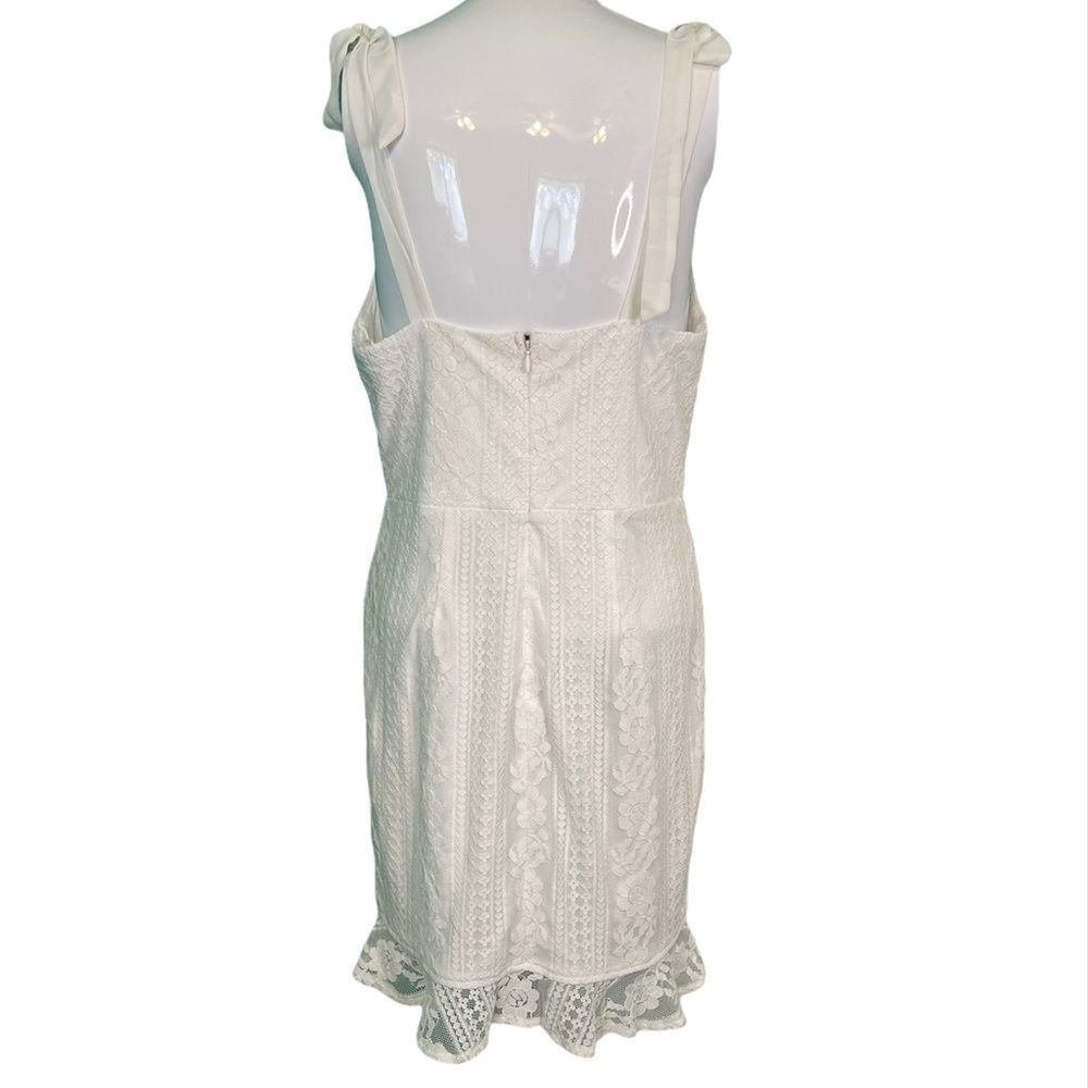REVOLVE BY THE WAY Mallory Ruffle Lace Mini Dress.Size M - Picture 4 of 16